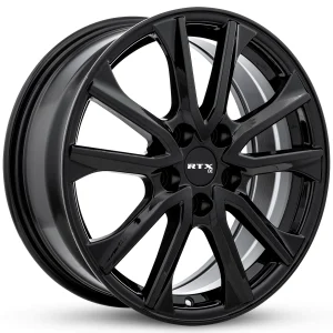 RTX Wheels – Arai – Black – 17″x7″ 42mm – All weather Wheels – 082012